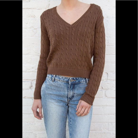 Brandy Melville Brown Leigh Sweater 